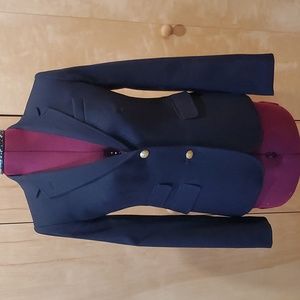 J. Crew Schoolboy wool blazer women size 00 in navy